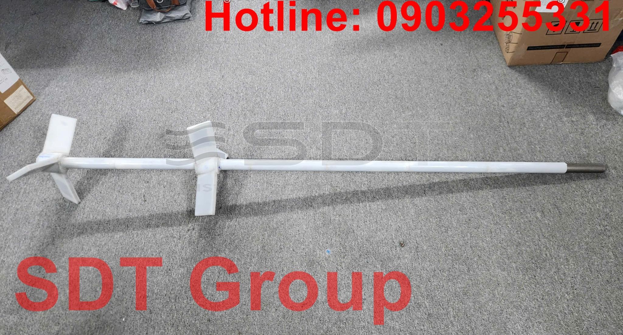 Cánh Khuấy Inox Bọc Nhựa PVDF – Giải Pháp Khuấy Trộn Chống Ăn Mòn Hiệu Quả Cao