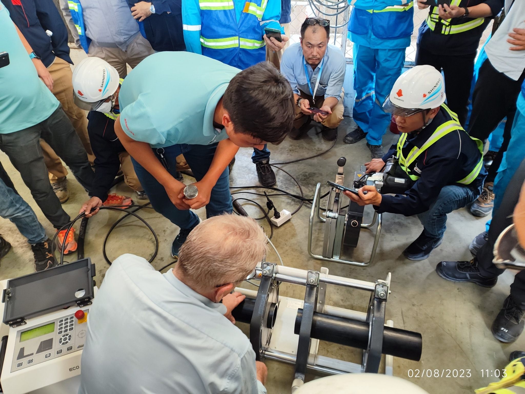 Hướng Dẫn Quy Trình Thi Công Hàn Ống Nhựa HDPE Đối Đầu