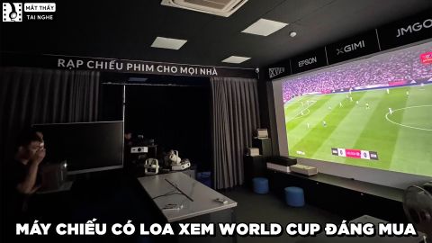 MÁY CHIẾU CÓ LOA XEM WORLD CUP ĐÁNG MUA NHẤT