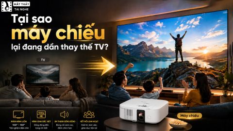 TẠI SAO MÁY CHIẾU LẠI ĐANG DẦN THAY THẾ TV?