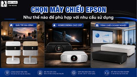 CHỌN MÁY CHIẾU EPSON PHÙ HỢP VỚI NHU CẦU SỬ DỤNG
