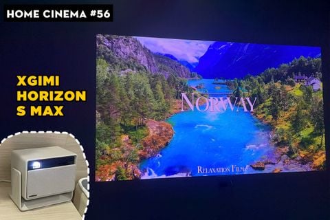 SETUP HOME CINEMA VỚI XGIMI HORIZON S MAX CHIẾU LÊN TƯỜNG TRẮNG