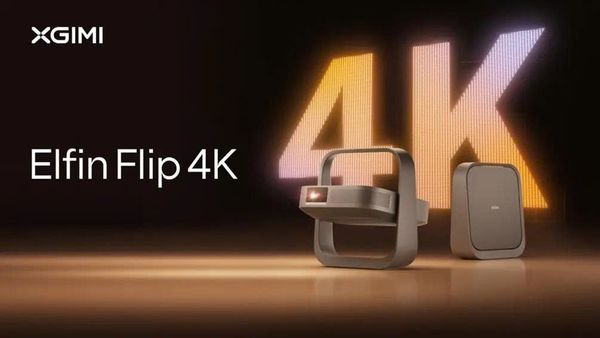 XGIMI Elfin Flip 4K là mã máy chiếu duy nhất hiện tại thuộc dòng Elfin có độ phân giải 4K