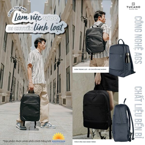 Tech & Style: Khi công nghệ đi cùng với thời trang – tất cả có trong balo TUCANO