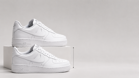 Nike Air Force 1 có tăng chiều cao không? Đế cao bao nhiêu cm? | KCONS