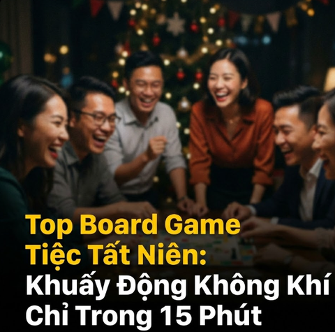 Top 11 Board Game Tiệc Tất Niên: Tuyệt Chiêu Khuấy Động Không Khí Chỉ Trong 15 Phút