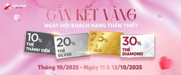Ngày hội dành riêng cho khách hàng thành viên – Giảm đến 30% cùng ưu đãi tri ân phái đẹp