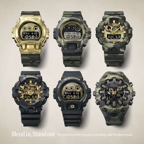 CASIO G-SHOCK ra mắt bộ sưu tập "BOLD CAMO" mới