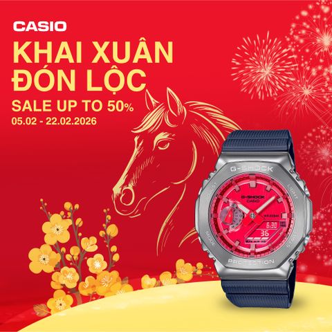 Tết sang – Săn deal đồng hồ Casio chính hãng giảm đến 50%