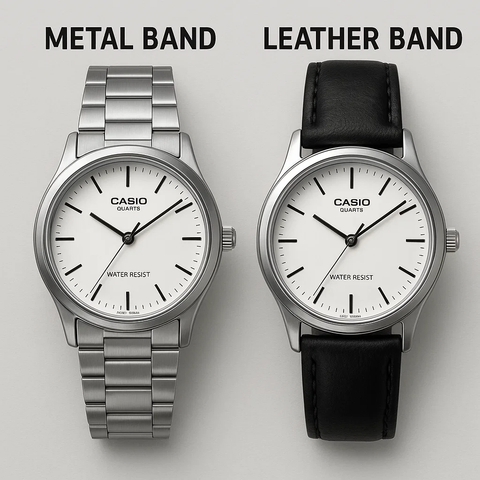 So sánh dây kim loại & dây da | Cách thay dây đồng hồ