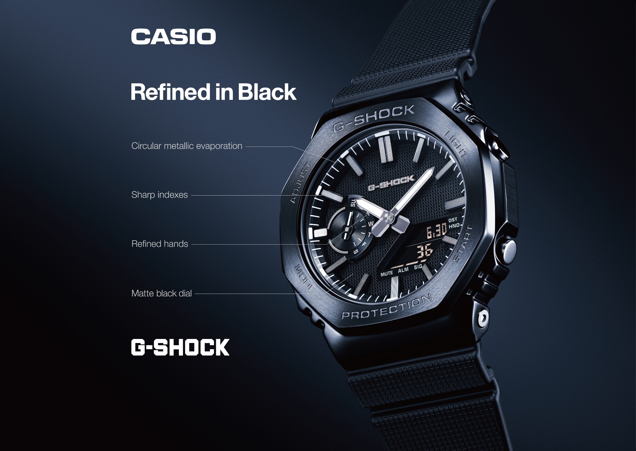 G-SHOCK Ra Mắt Dòng Luxe Black 2100 Series