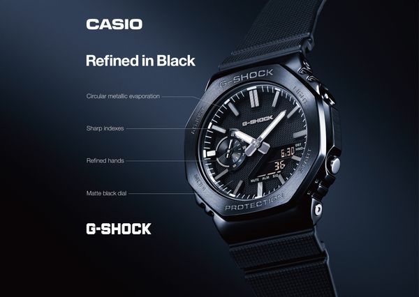 G-SHOCK Ra Mắt Dòng Luxe Black 2100 Series
