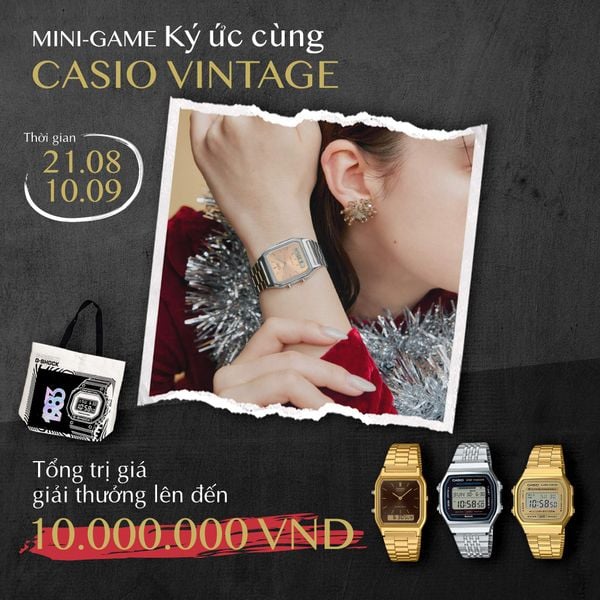 Công Bố Kết Quả & Trao Thưởng Mini Game “Ký Ức Cùng Casio Vintage”