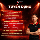 TUYỂN NHÂN VIÊN BÁN HÀNG