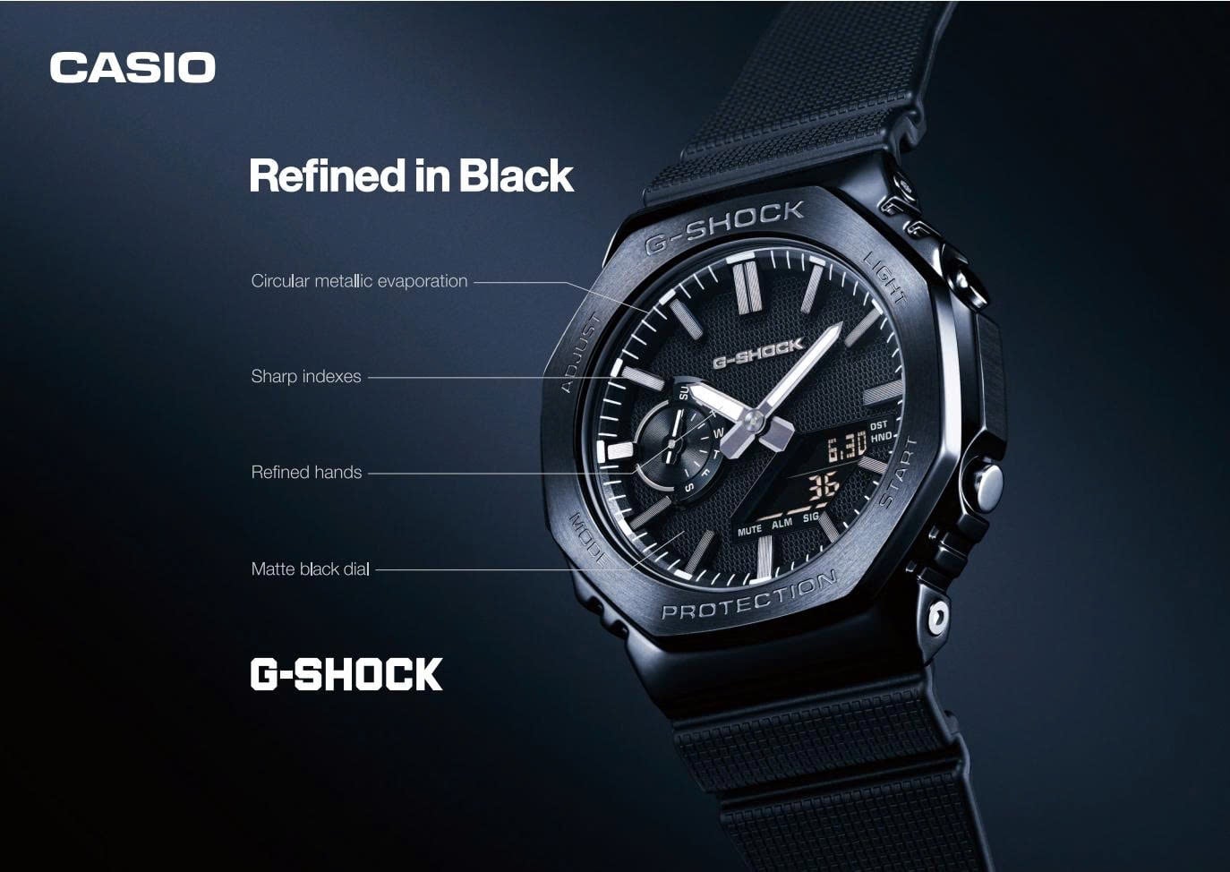 G-SHOCK Ra Mắt Dòng Luxe Black 2100 Series
