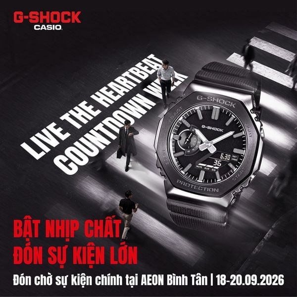 Countdown Week, mua đồng hồ mới và nhận ngay quà tặng tại Aeon Mall Bình Tân