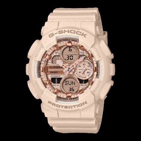 GMA-S140PG – Đồng Hồ BABY-G Nữ Cá Tính Pink Gold