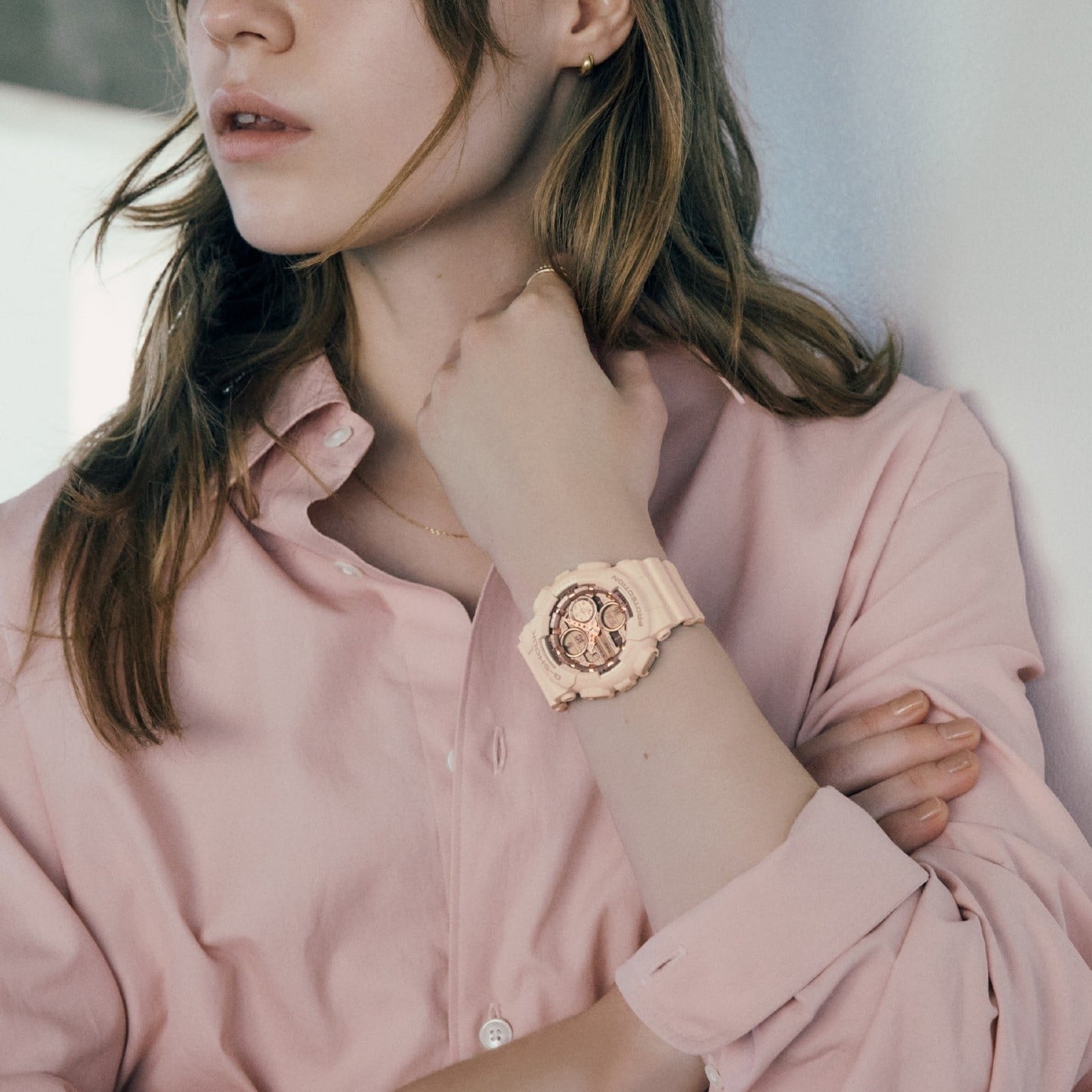 GMA-S140PG – Đồng Hồ BABY-G Nữ Cá Tính Pink Gold