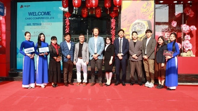 ANH KHUÊ WATCH ĐÓN TIẾP ĐẠI DIỆN CASIO NHẬT BẢN