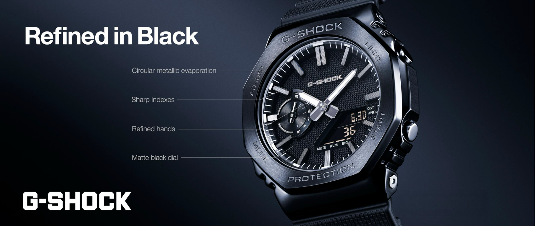 G-SHOCK Ra Mắt Dòng Luxe Black 2100 Series