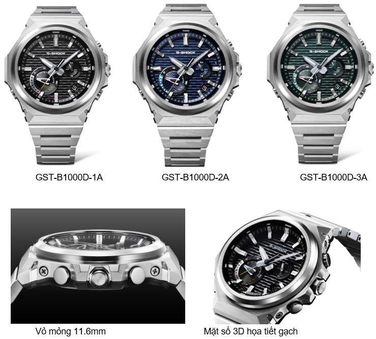 Casio ra mắt G-SHOCK với thiết kế kim loại tối giản ôm gọn cổ tay
