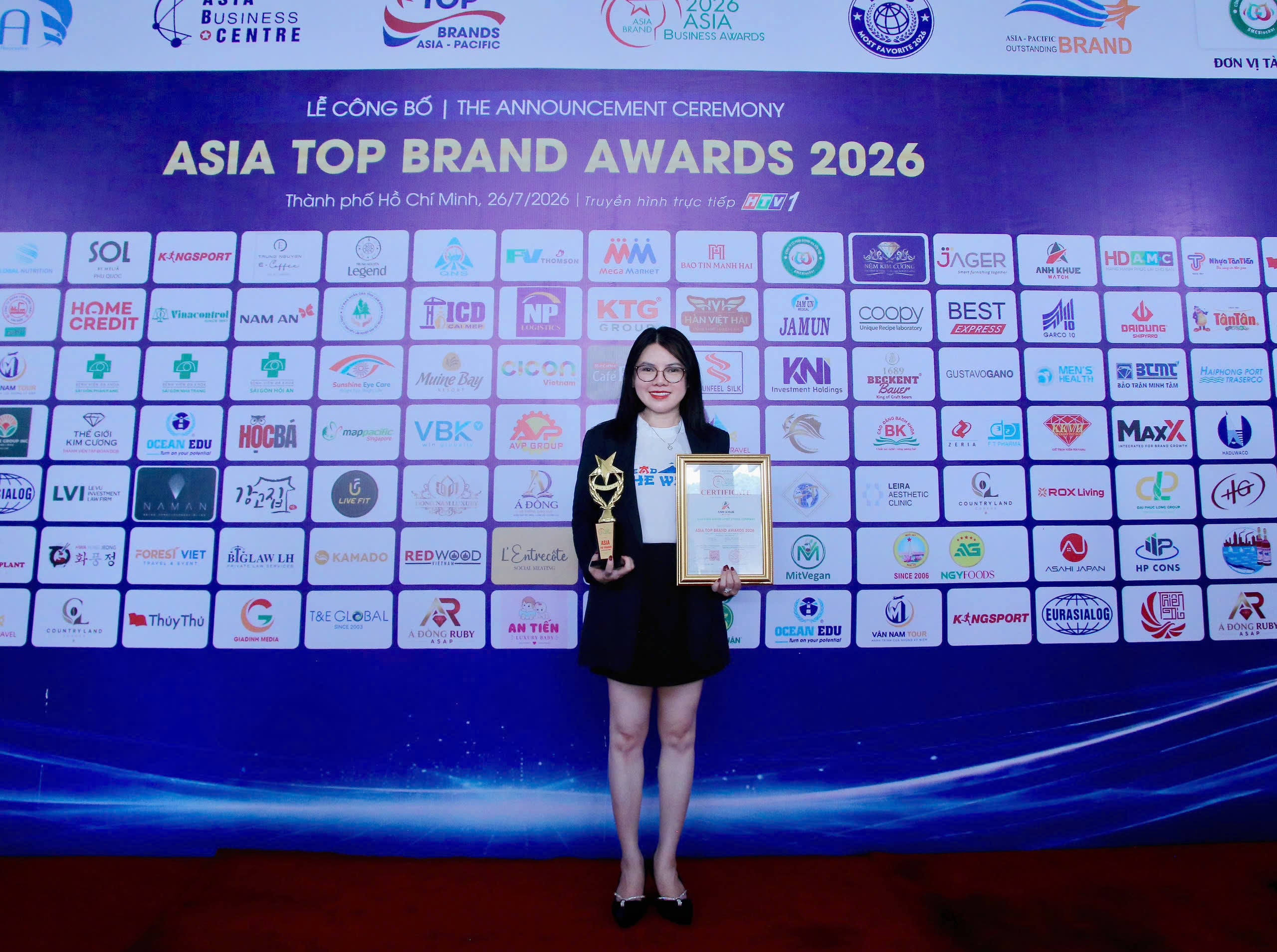 ANH KHUÊ WATCH VINH DỰ ĐÓN NHẬN DANH HIỆU –  “TOP THƯƠNG HIỆU TÍN NHIỆM CHÂU Á - ASIA TOP BRAND AWARDS 2026”