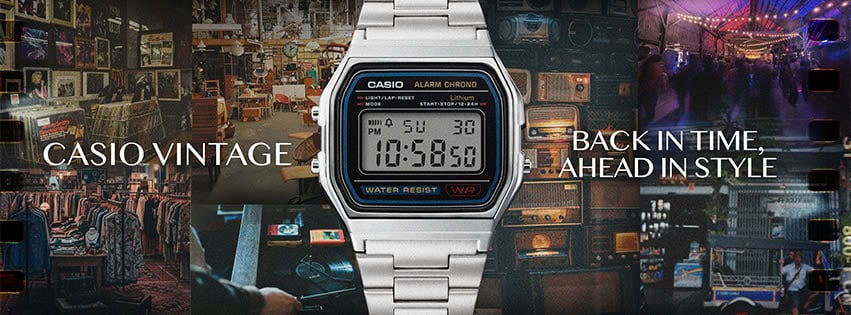 CASIO VINTAGE - BACK IN TIME, AHEAD IN STYLE