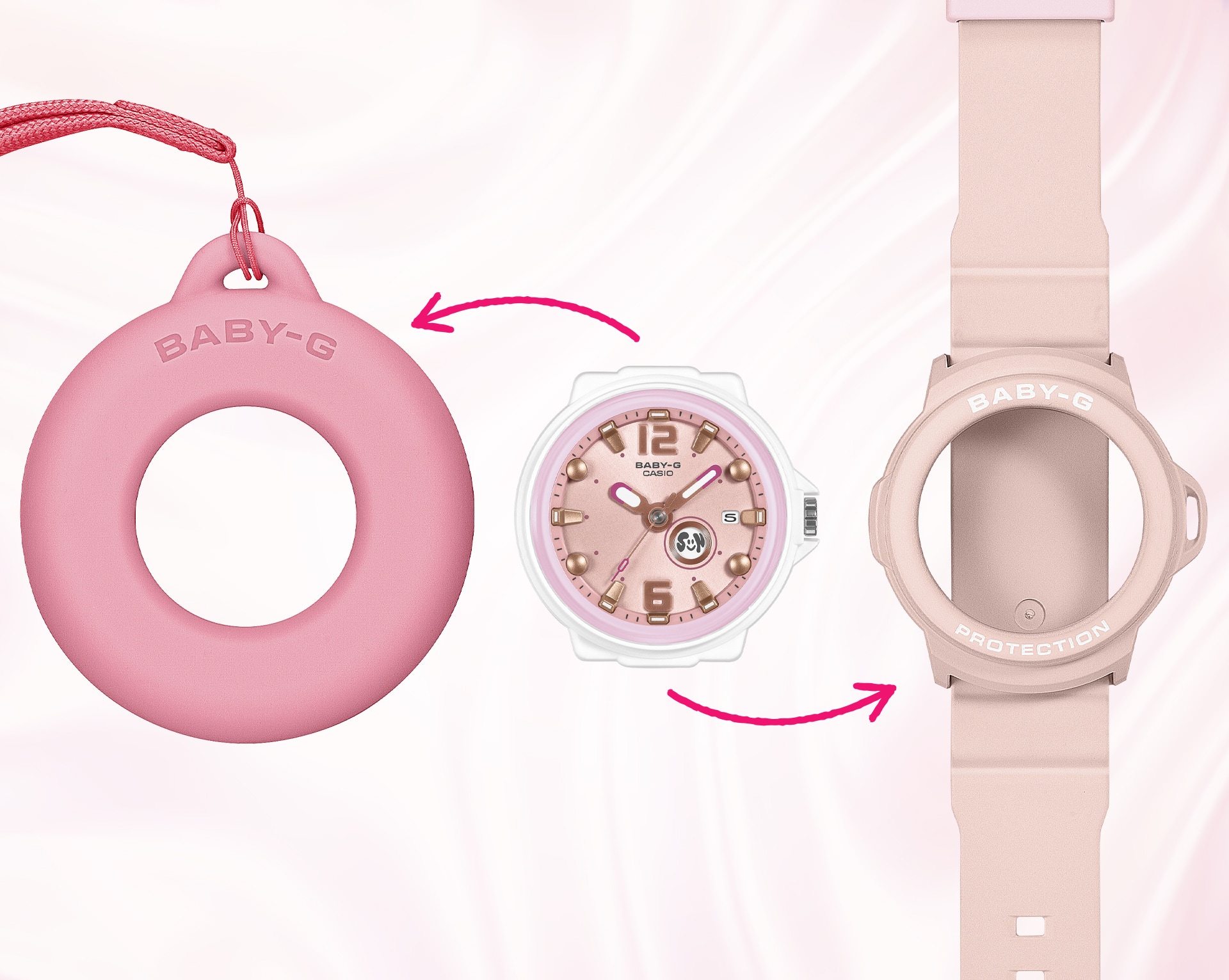 BABY-G BGA-15K: Đồng hồ charm pastel cho phong cách Y2K