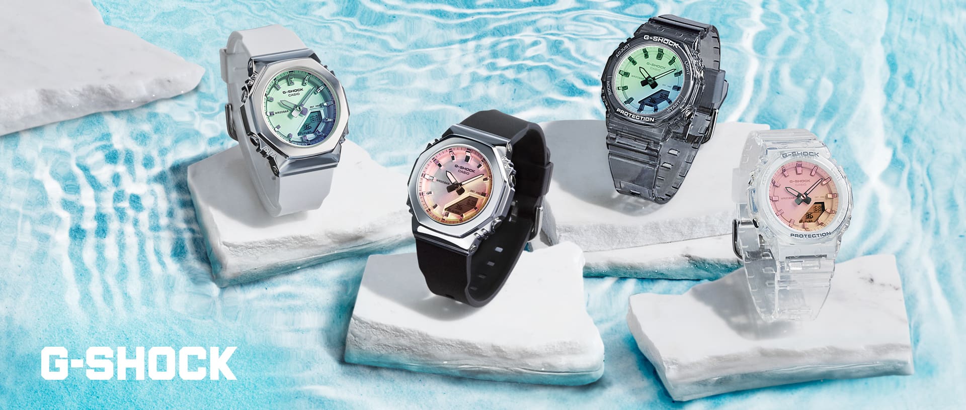 G-SHOCK GM-S2110: Đồng Hồ G-Shock Kim Loại Cho Nữ Với Hiệu Ứng Mặt Số Chuyển Màu Ấn Tượng