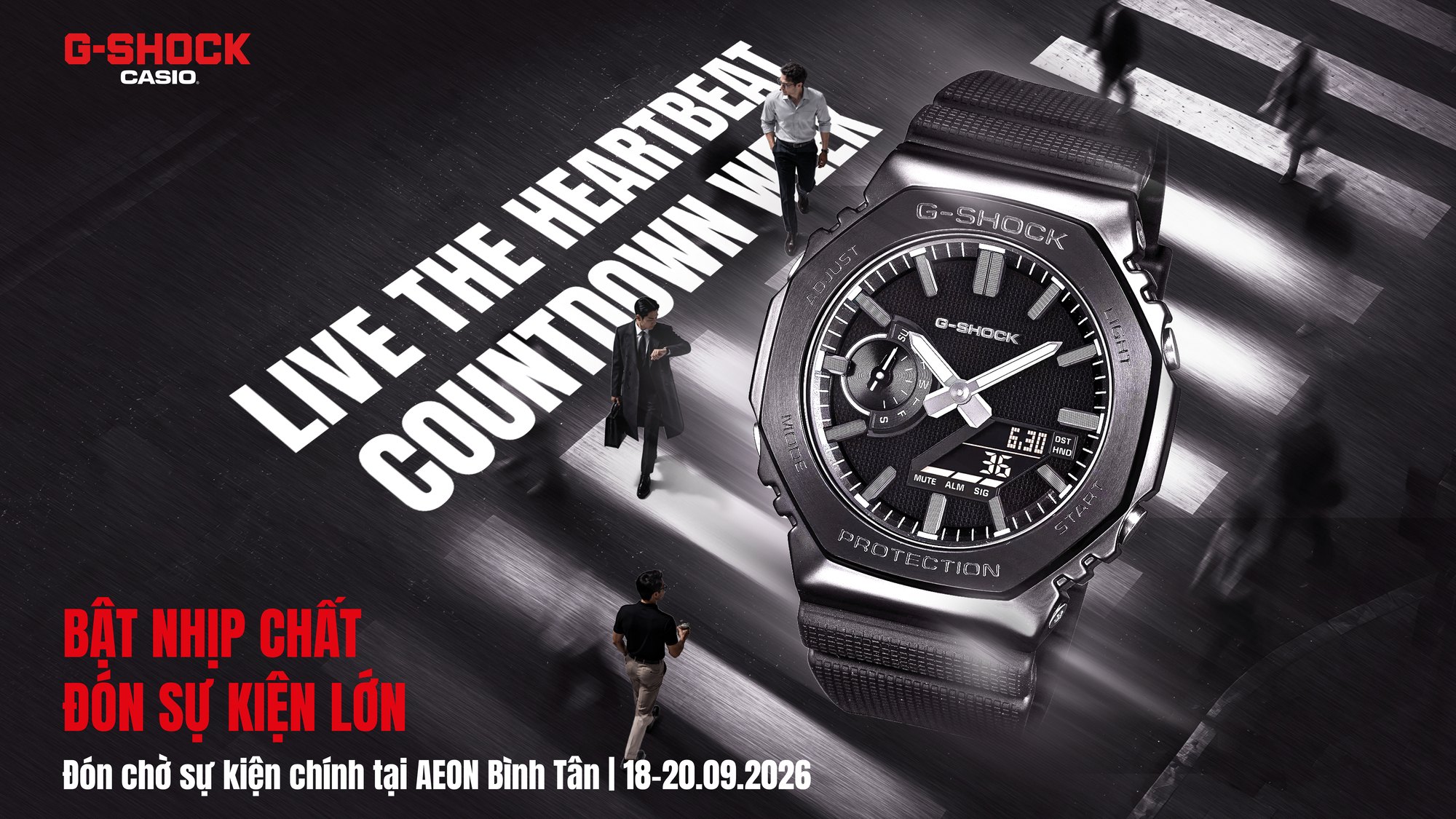Countdown Week, mua đồng hồ mới và nhận ngay quà tặng tại Aeon Mall Bình Tân