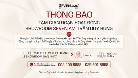 THÔNG BÁO TẠM GIÁN ĐOẠN HOẠT ĐỘNG SHOWROOM SEVEN․AM TRẦN DUY HƯNG