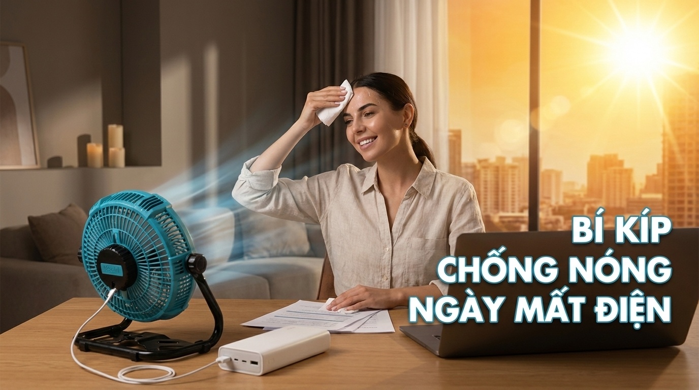 Tuyệt Chiêu Chống Nóng Khi Mất Điện Đột Ngột Giữa Mùa Hè 2026 – Đừng Để Cái Nóng Làm Phiền Bạn!