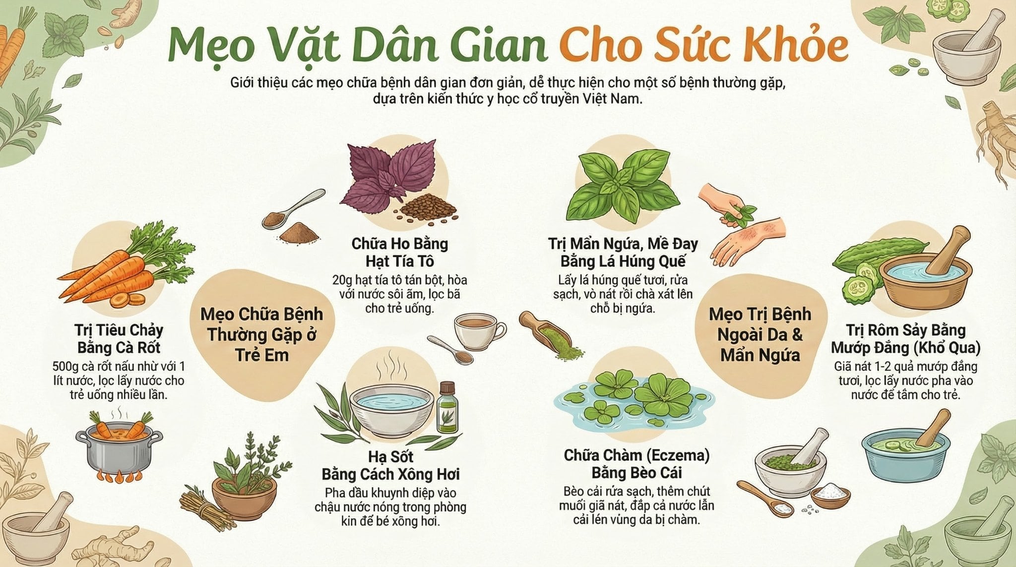 5 Mẹo Dân Gian Trị Ho & Cảm Cúm Hiệu Quả Tại Nhà | 365 Mẹo Vặt Trị Bệnh