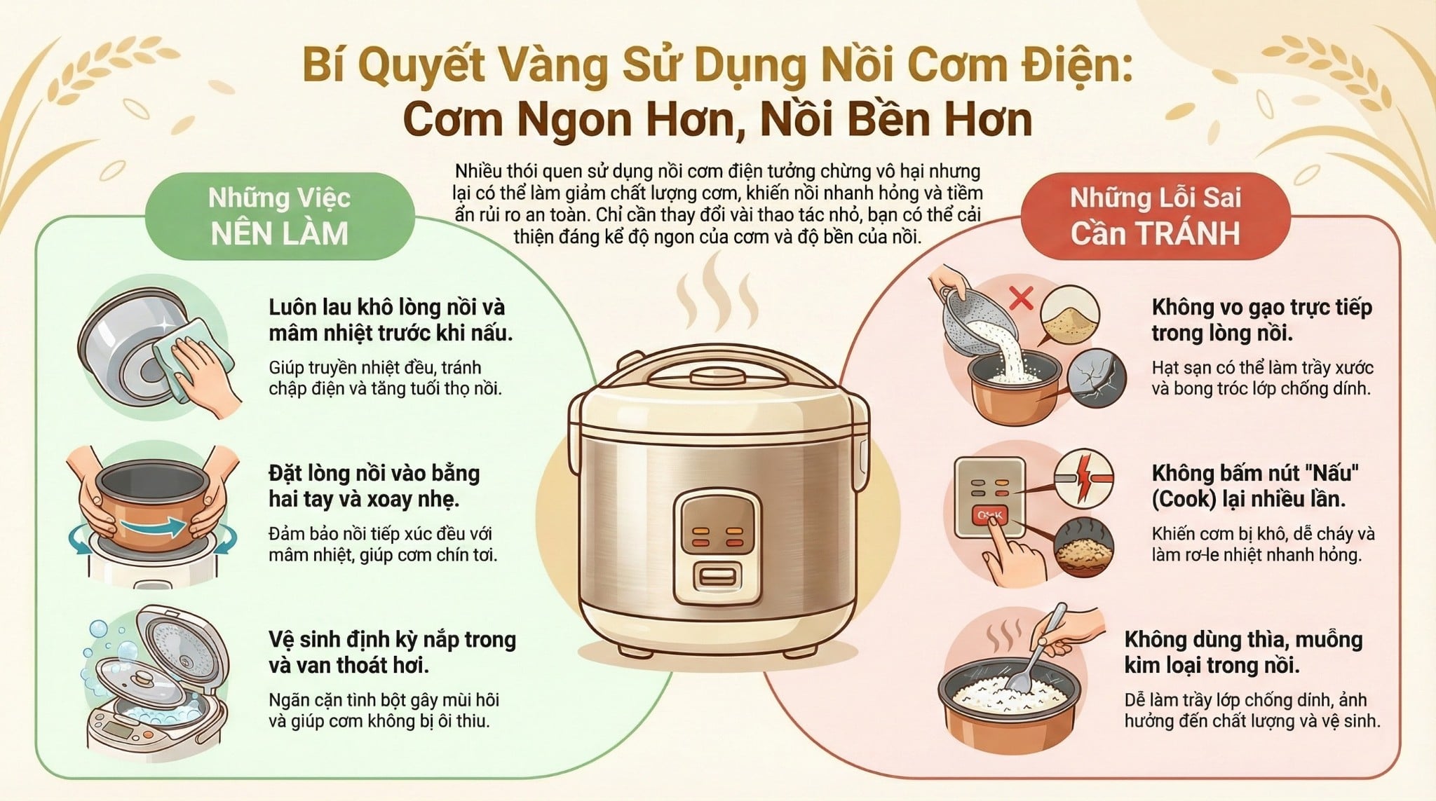 9 Sự Thật Về Nồi Cơm Điện: Ai Chưa Biết Thì Thật Đáng Tiếc!