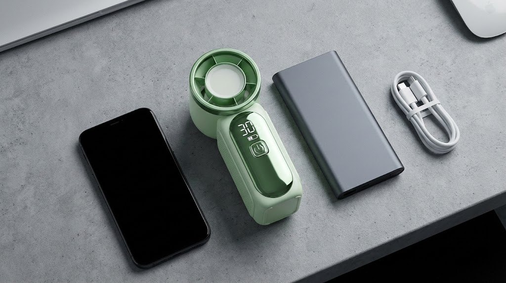 Màn Hình LED Trên Quạt Cầm Tay: Chiêu Trò Marketing Hay Tính Năng 