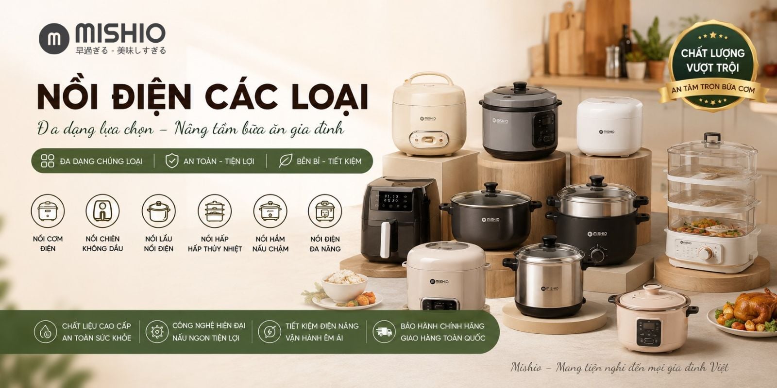 Nồi lẩu điện Mishio