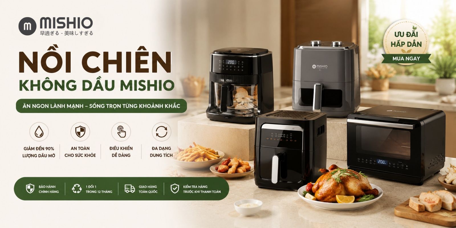Nồi chiên thuỷ tinh