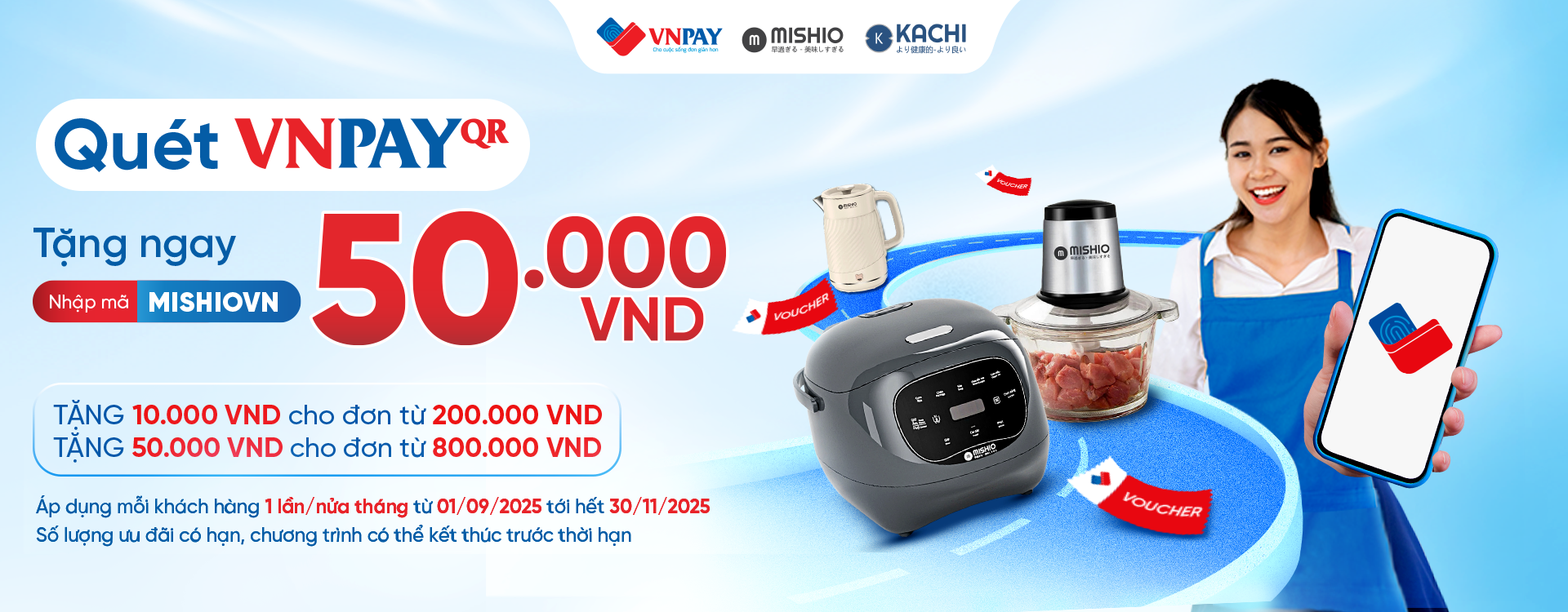 Ưu đãi đối tác VNPAY