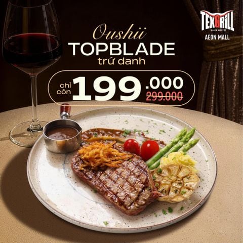 🏆 CHỈ 199K - THƯỞNG THỨC BẢN GIAO HƯỞNG ẨM THỰC TUYỆT HẢO OUSHII TOPBLADE