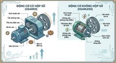So Sánh Động Cơ Không Hộp Số Và Động Cơ Có Hộp Số Ở Thang Máy