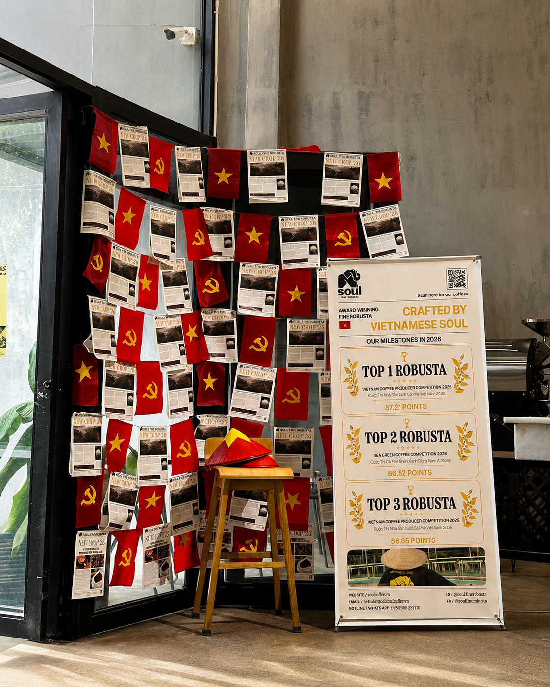 Soul Fine Robusta display at Soul Buon Ma Thuot