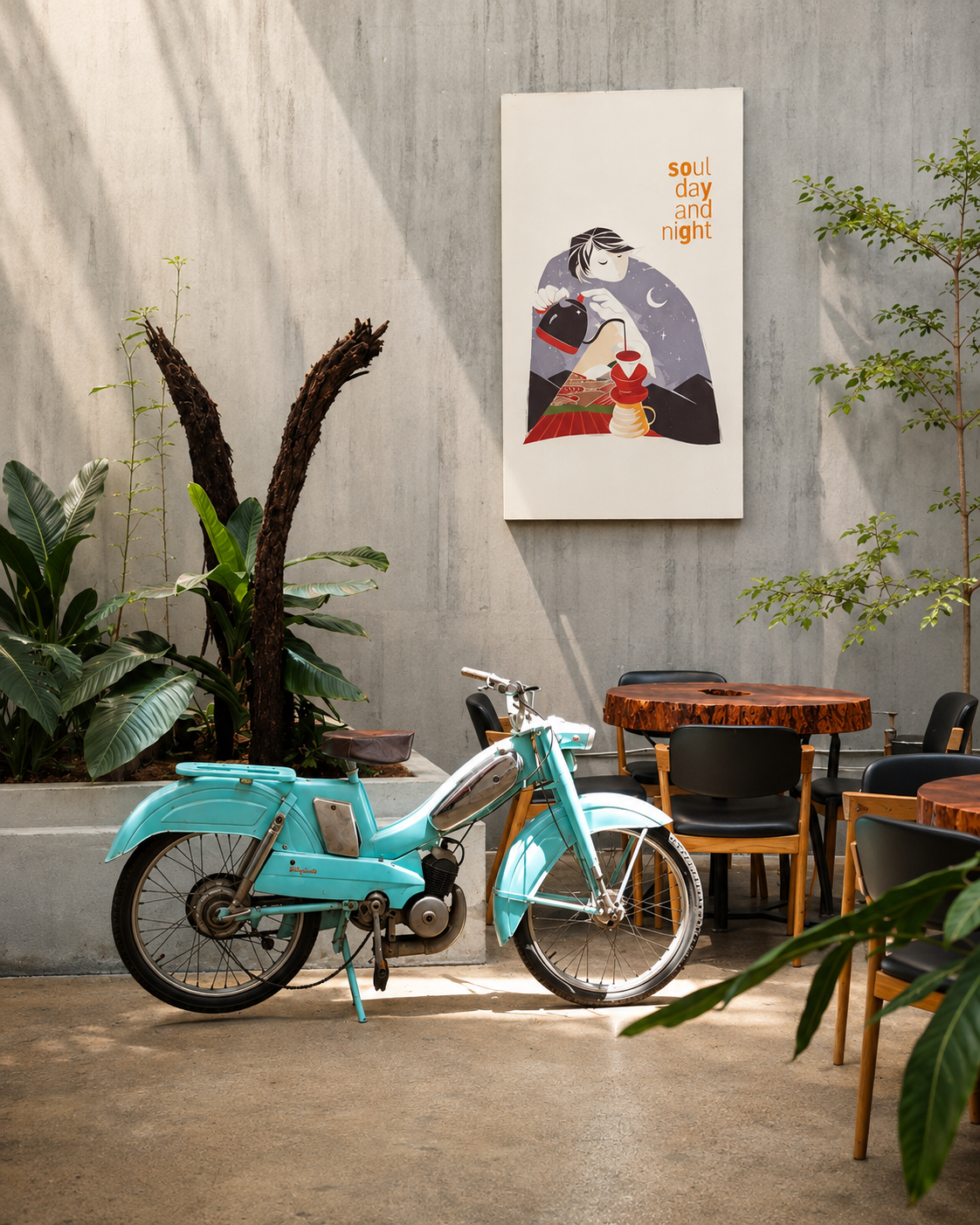 Interior detail at Soul Buon Ma Thuot