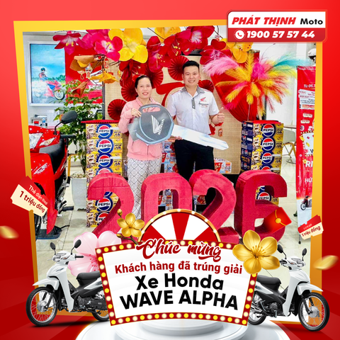 ✨ ÚM BA LA – TRÚNG NGAY 01 XE WAVE ALPHA! ✨
