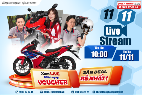 🎉 ĐẠI TIỆC LIVESTREAM 11.11 – ĐỘT KÍCH XẾ YÊU, SĂN DEAL RẺ NHẤT! 🎉