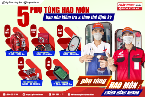 ⚠️ 5 PHỤ TÙNG XE MÁY HAO MÒN ÂM THẦM – ĐỪNG ĐỢI “HỎNG” MỚI THAY! 🛠️