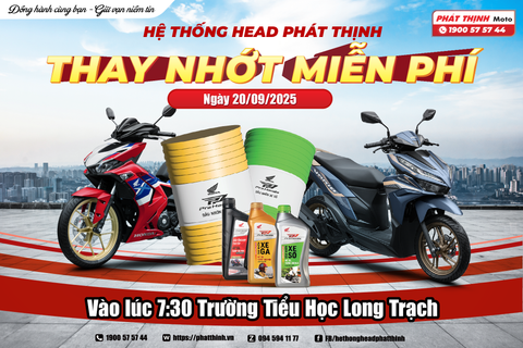 THAY NHỚT MIỄN PHÍ - TRƯỜNG TIỂU HỌC LONG TRẠCH 20/09/2025