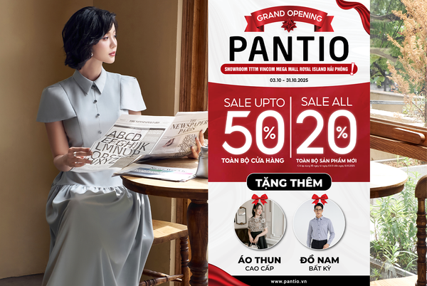 𝗚𝗥𝗔𝗡𝗗 𝗢𝗣𝗘𝗡𝗜𝗡𝗚 | THỜI TRANG PANTIO CHÍNH THỨC KHAI TRƯƠNG SHOWROOM MỚI TẠI VINCOM MEGA MALL ROYAL ISLAND, HẢI PHÒNG