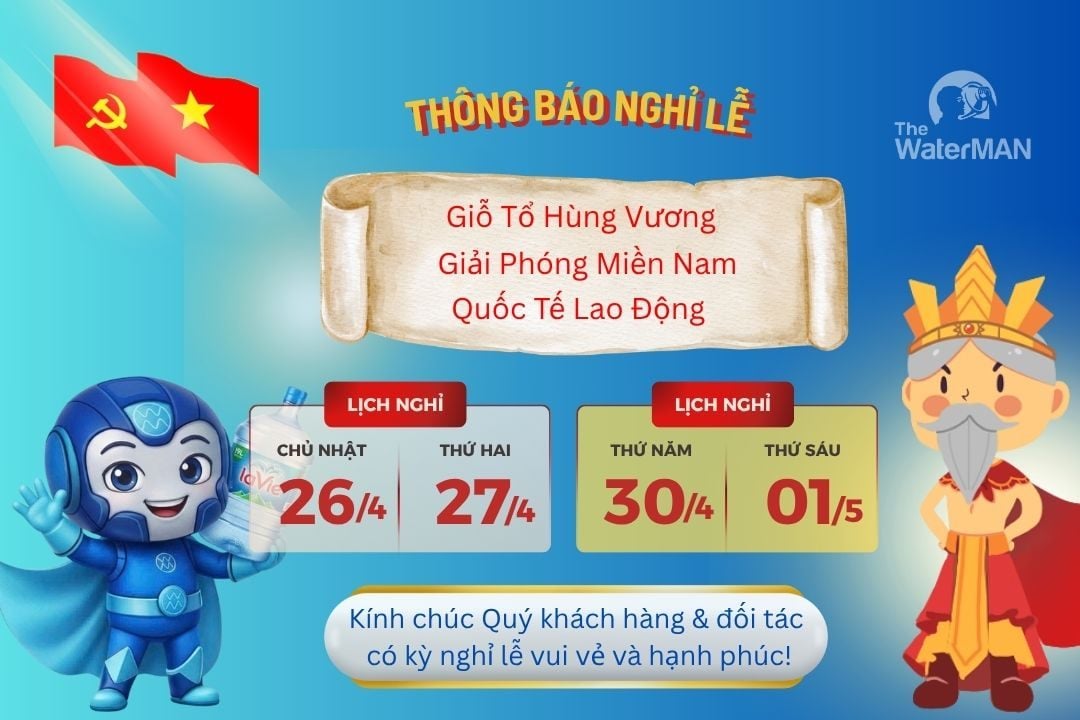 Thông Báo Nghỉ Lễ: Giỗ Tổ Hùng Vương, Giải Phóng Miền Nam & Quốc Tế Lao Động 2026