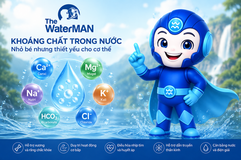 Khoáng chất trong nước có gì, vai trò với cơ thể? Và khác gì khoáng trong thực phẩm, TPCN?