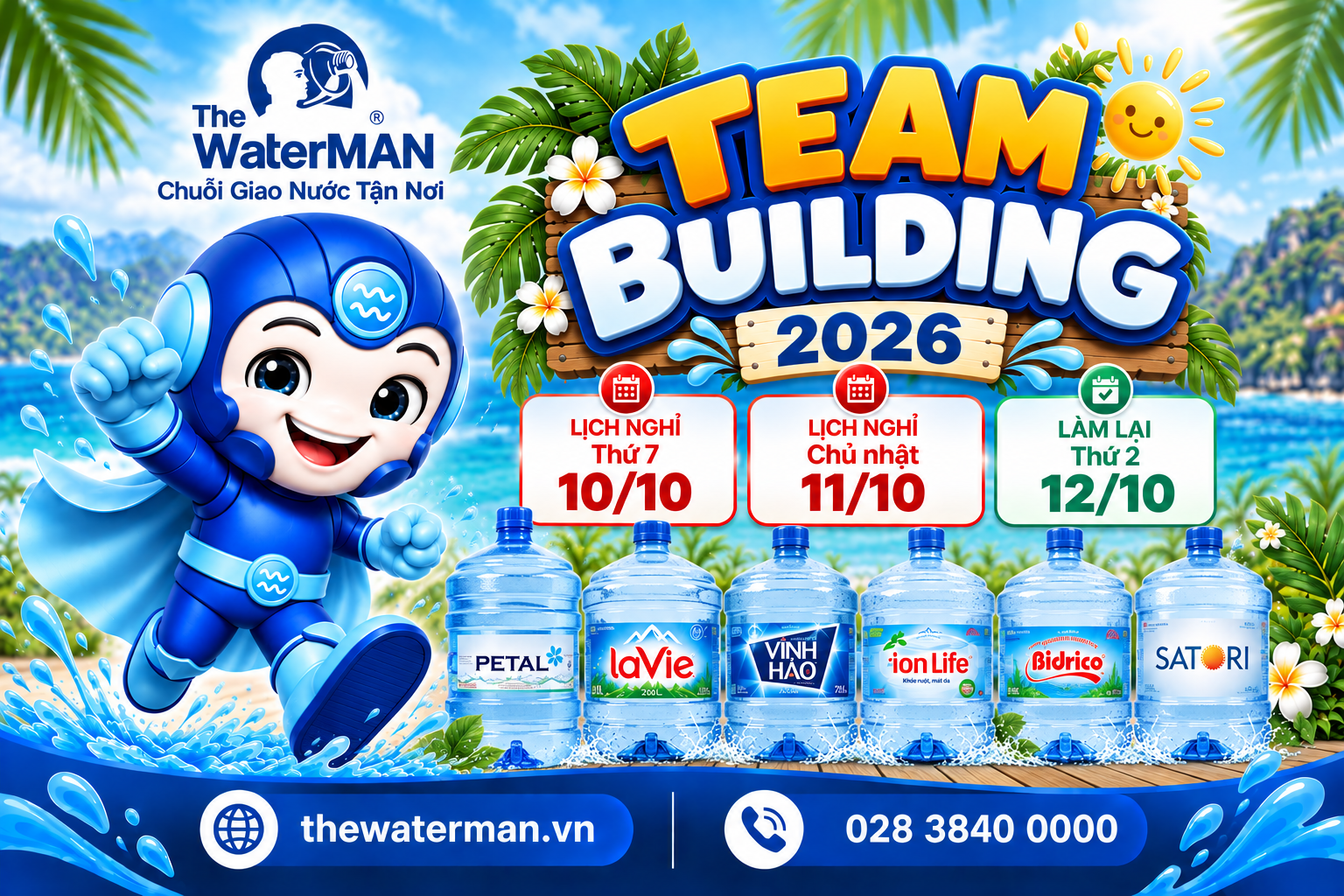 Thông báo Lịch nghỉ Team Building 2026